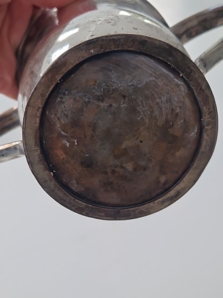 Antique Silver Plate - Two Handled Cup / Tankard
