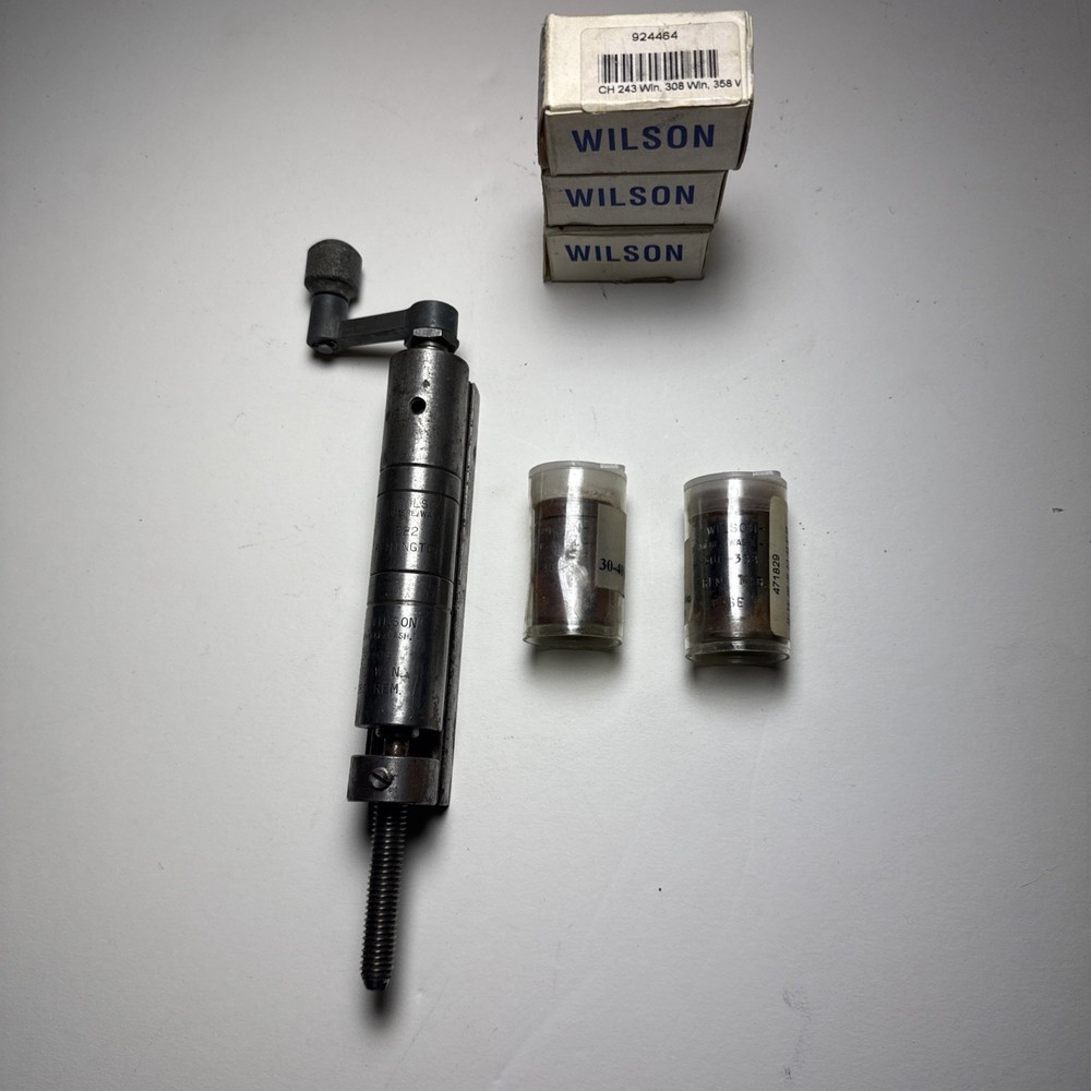 L E Wilson Case Trimmer with shell holders