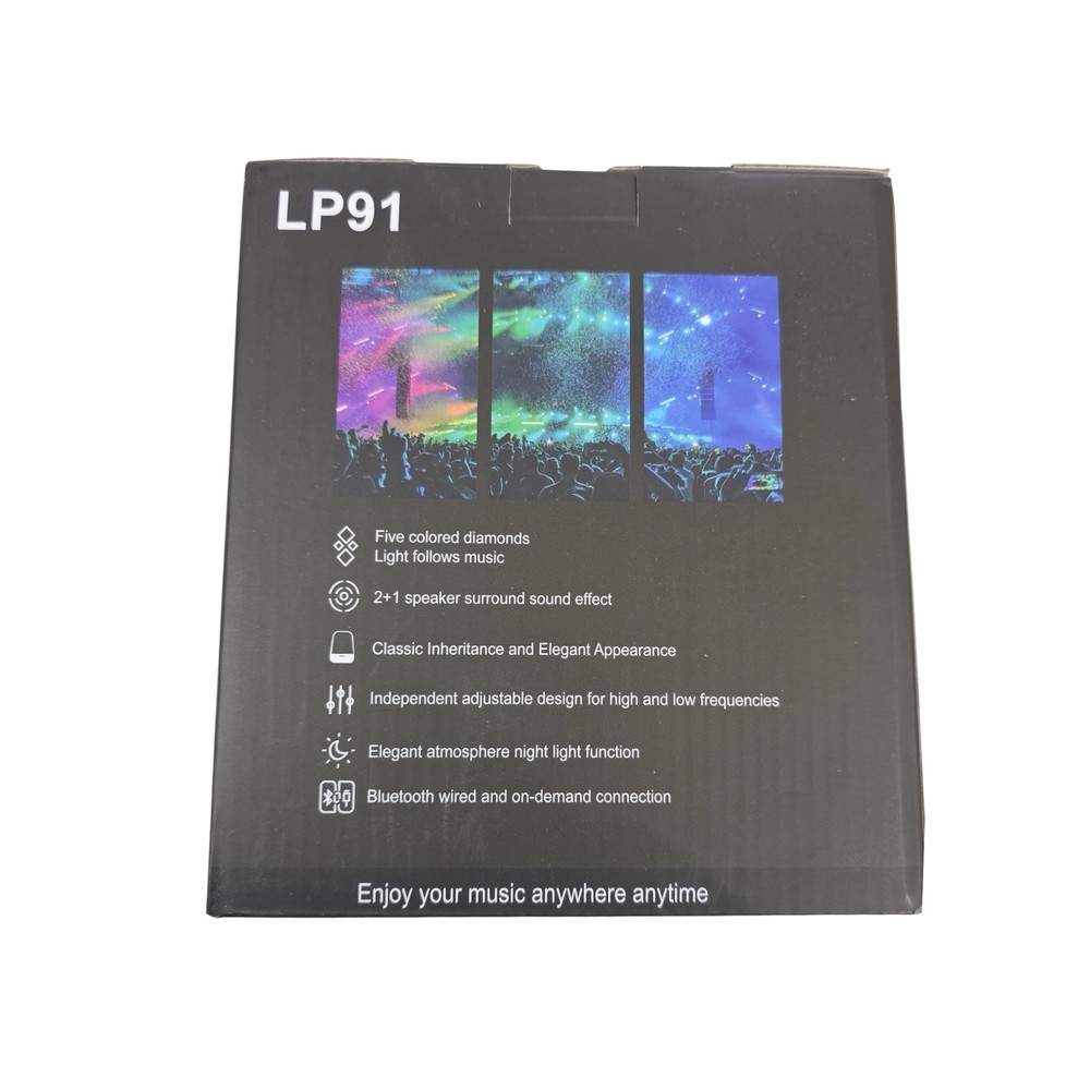 LP91 Bluetooth Wireless Speaker with LED Light & Speakerphone