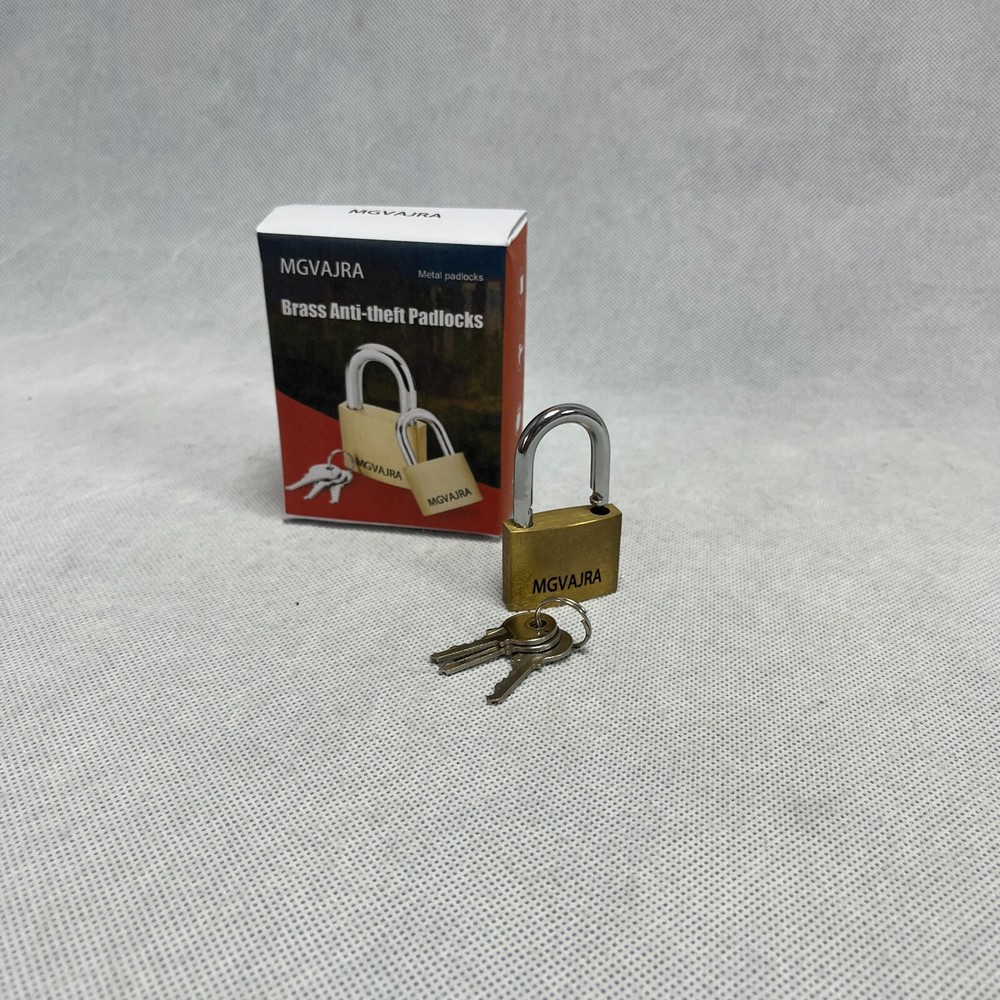 MGVAJRA Solid Brass Anti-theft Metal padlocks