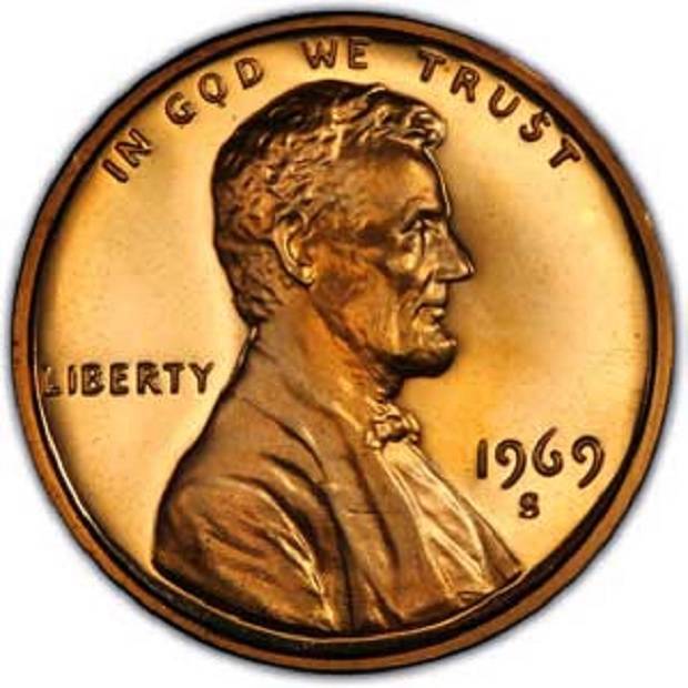 1969-S PROOF CENT