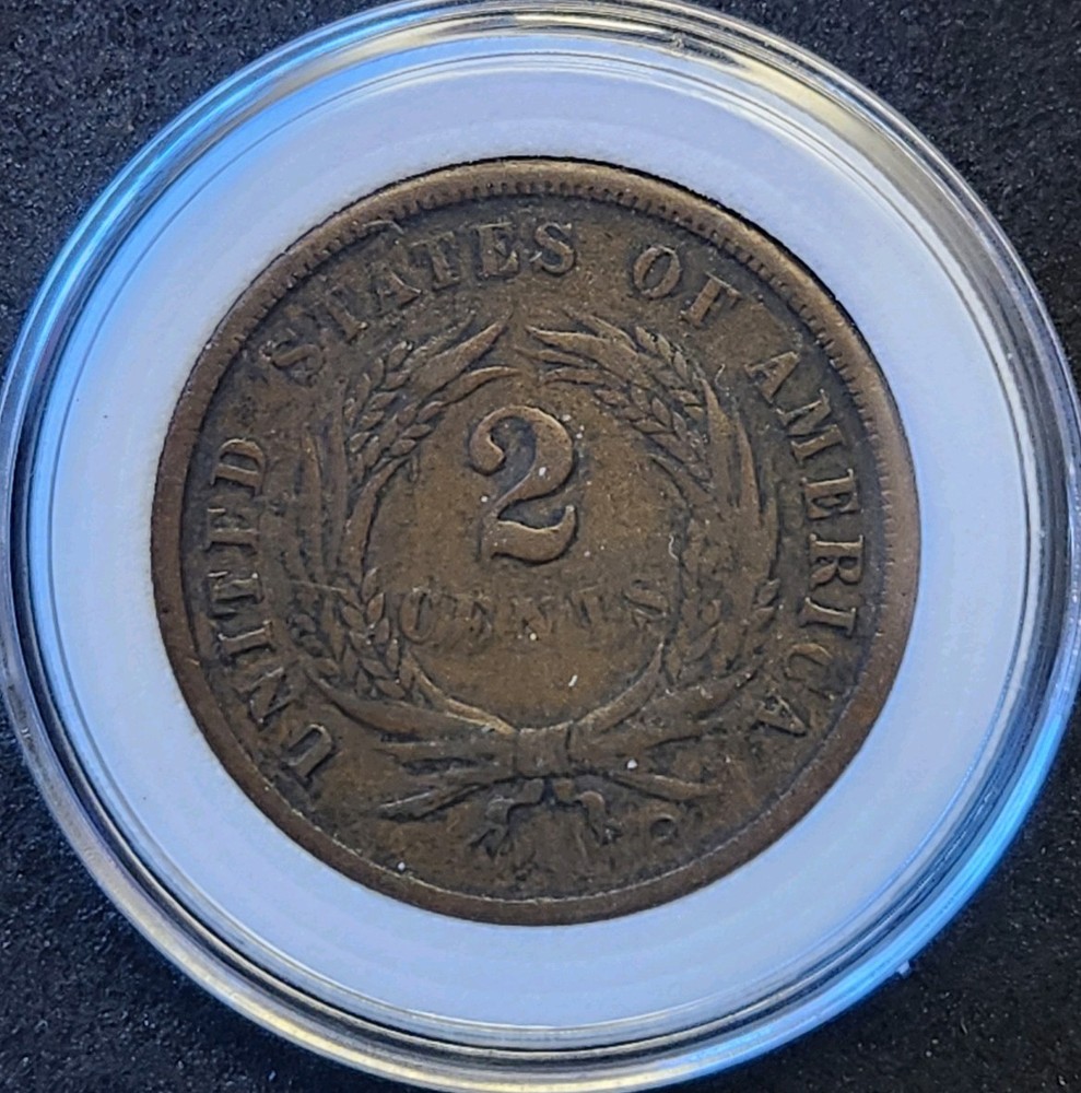1864 Two Cents Large Motto #4101