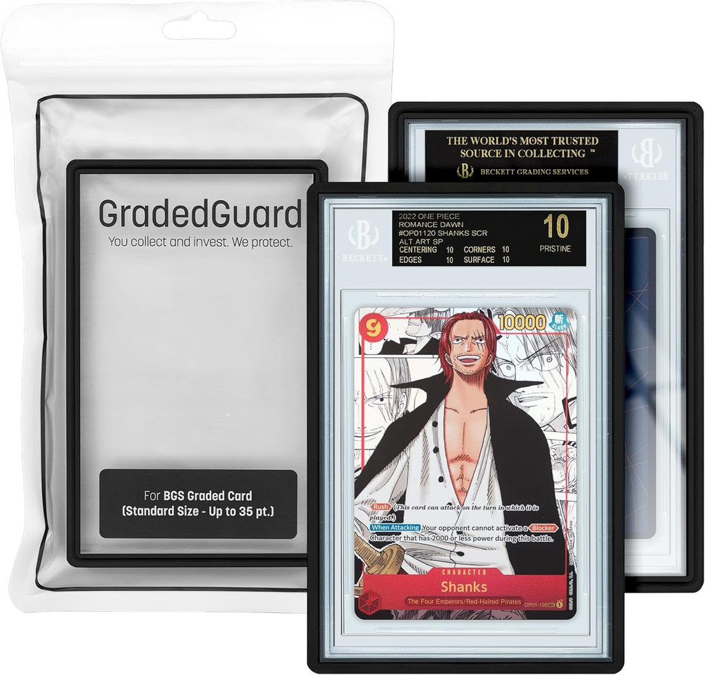Graded Card Guard Case for Standard BGS Slab Case | Multiple Colors | Soft Touch