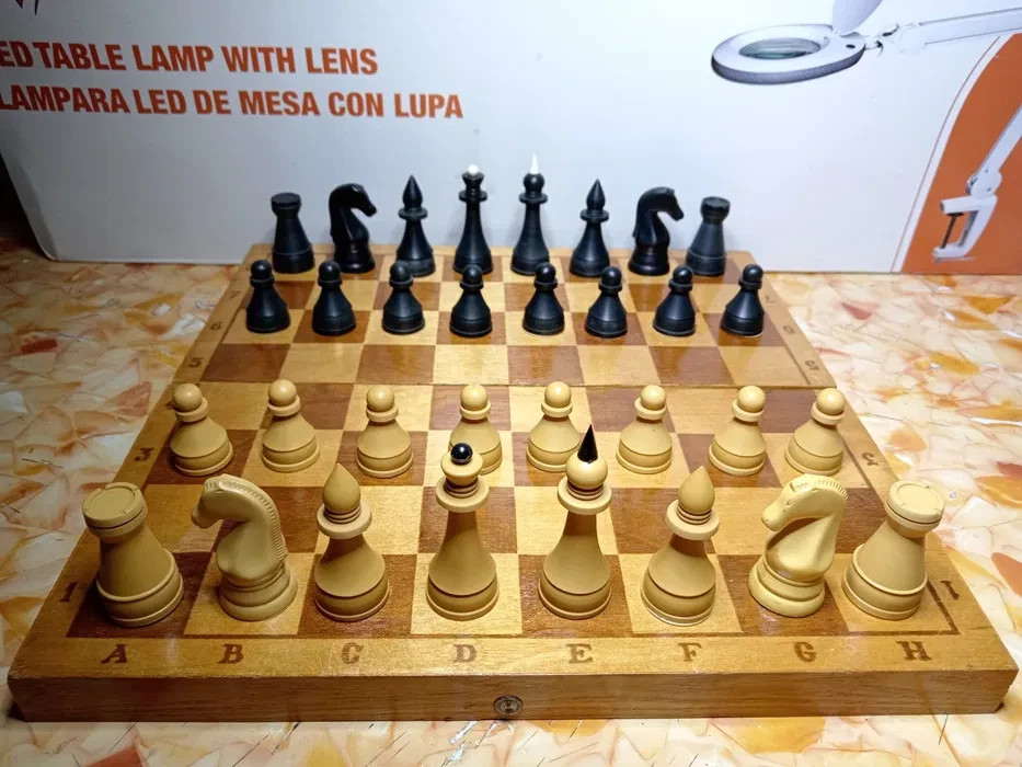 Rare Bakelite Vintage Chess Set Soviet USSR