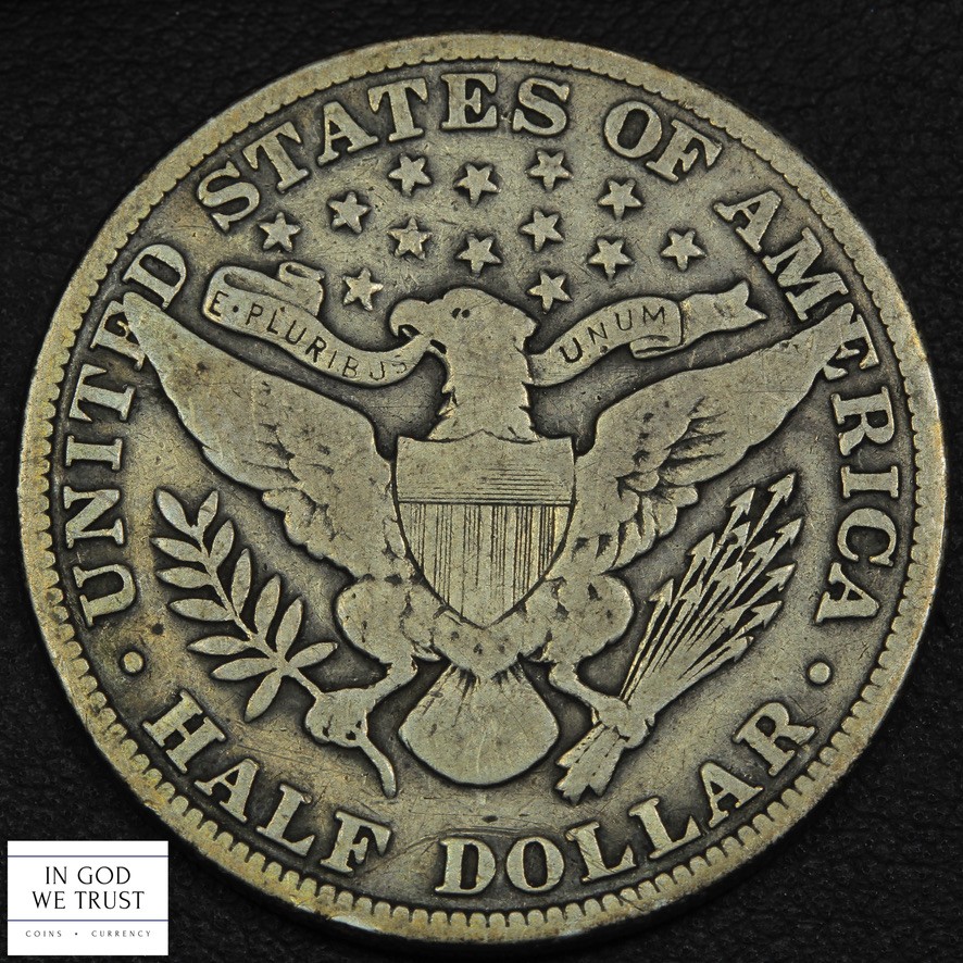 1914 Barber Silver Half Dollar 50C