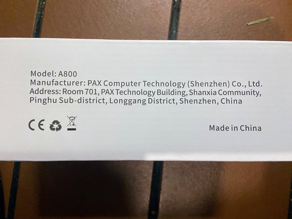 PAX A800 Smart Payment Terminal