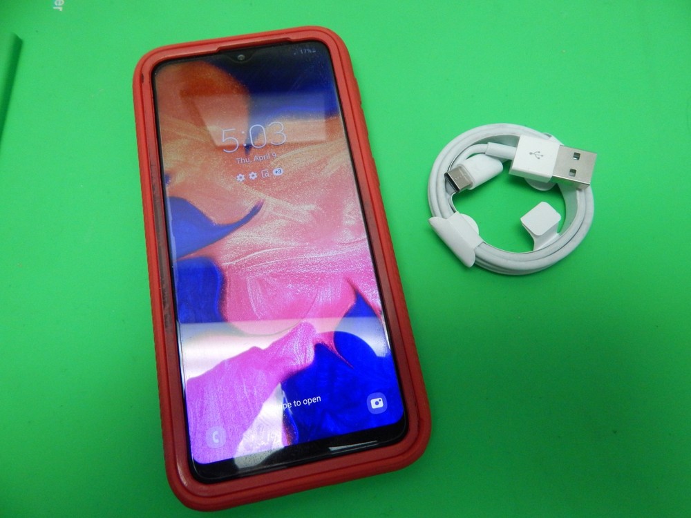 SAMSUNG GALAXY A10E - 32GB - BLUE (tracfone) FREE BUNDLE & SHIPPING