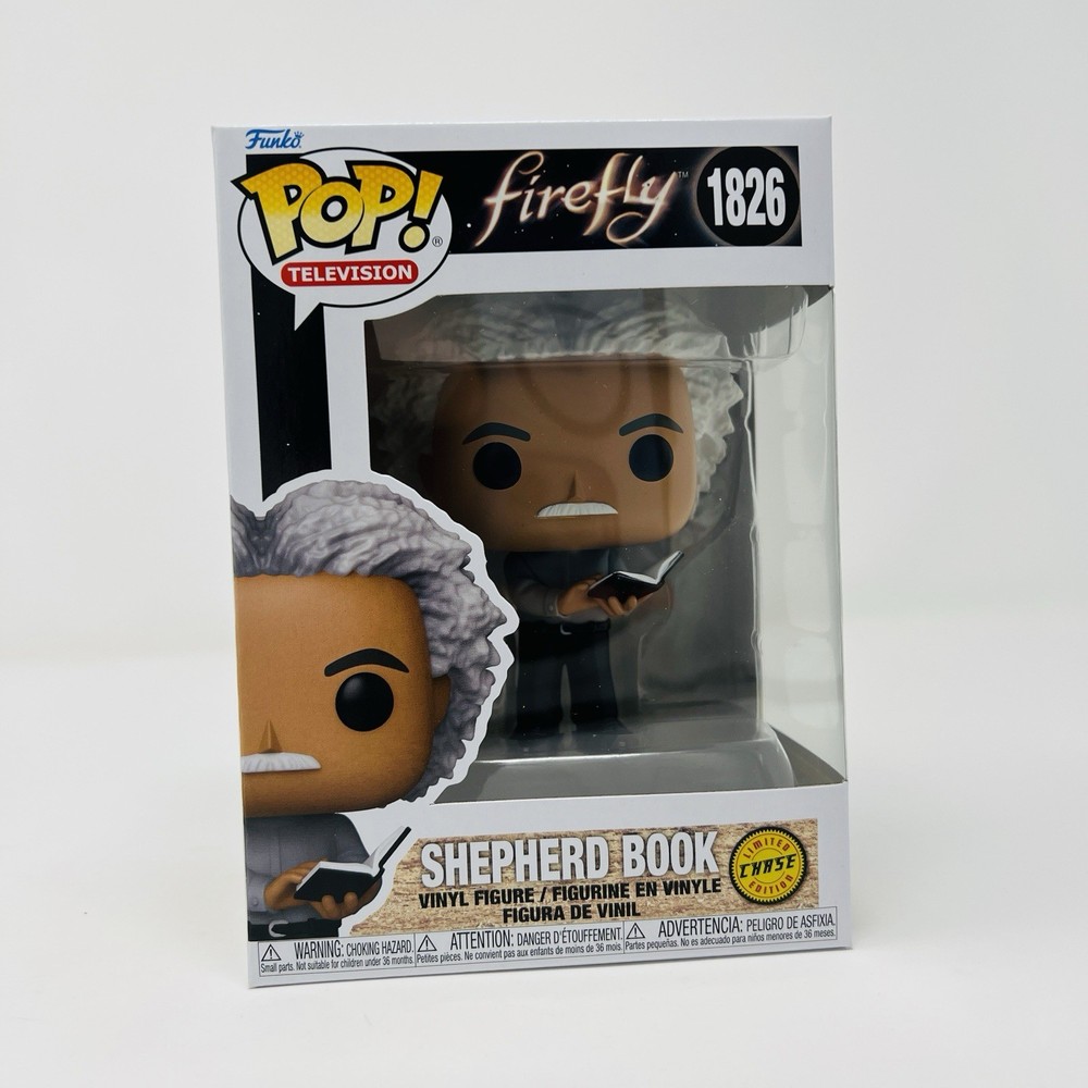 Funko POP! Television: Firefly SHEPHERD BOOK #1826 CHASE with Protector case