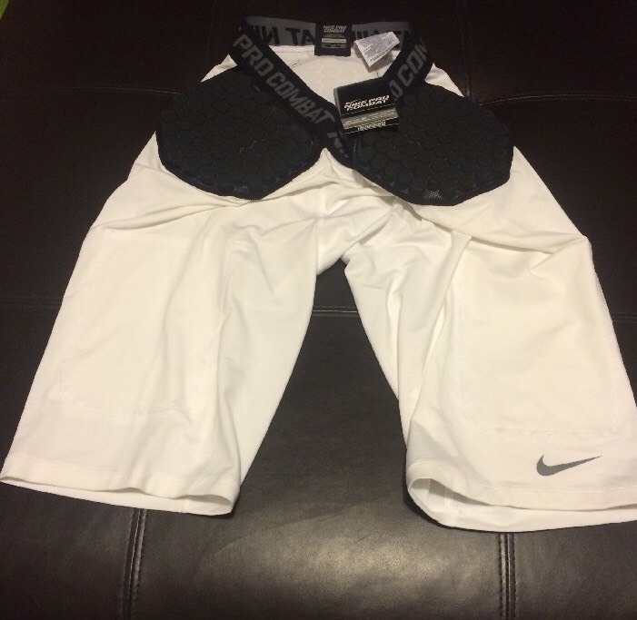 Nwt Nike Drifit Pro Combat Compression Shorts With Hip And Butt Pad Size 3XL D2