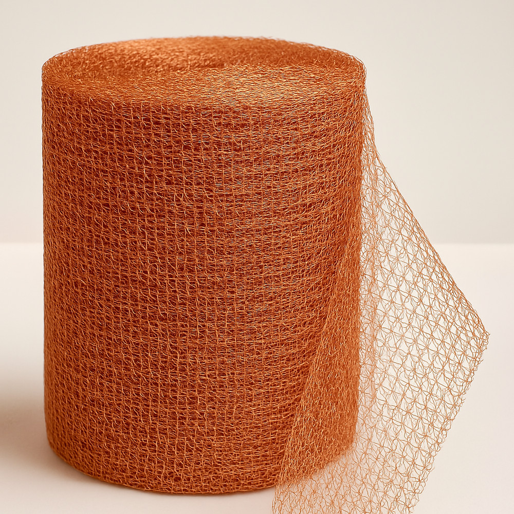 Copper Mesh Rodent Control Roll 5"x33ft Rustproof Wire Wool Mice Rat Stopper