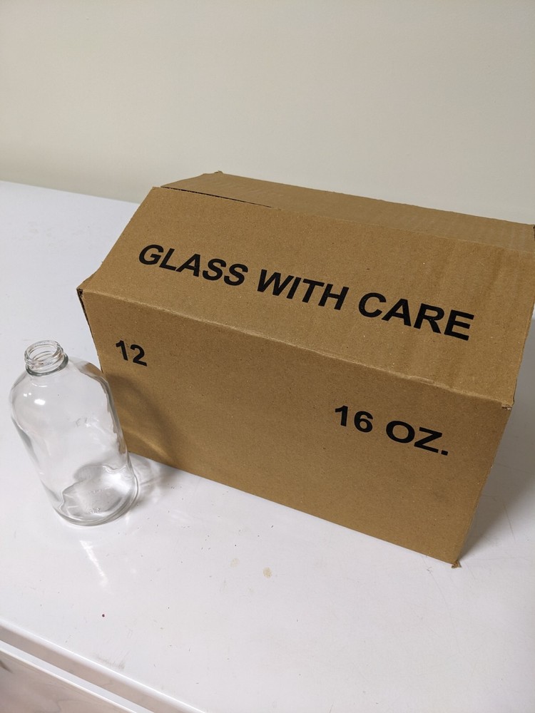 16oz New Boston Round Beverage Bottles