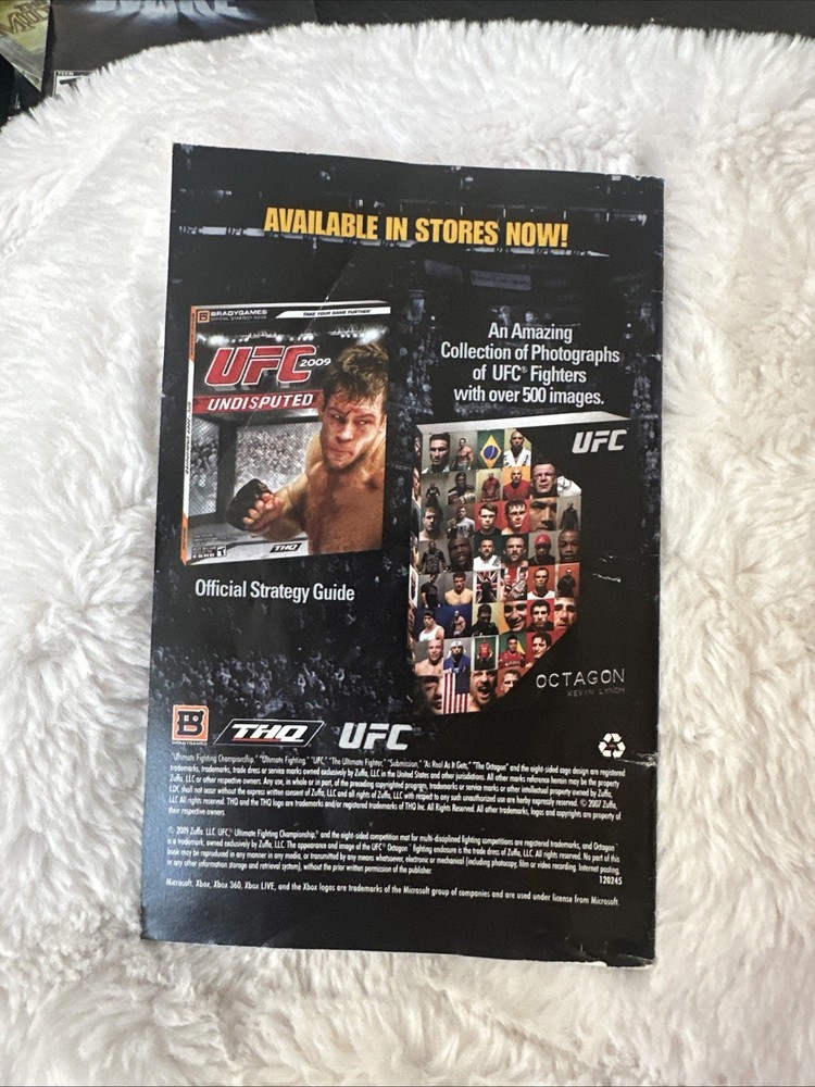 XBOX 360 Manual Only UFC 2009 Undisputed