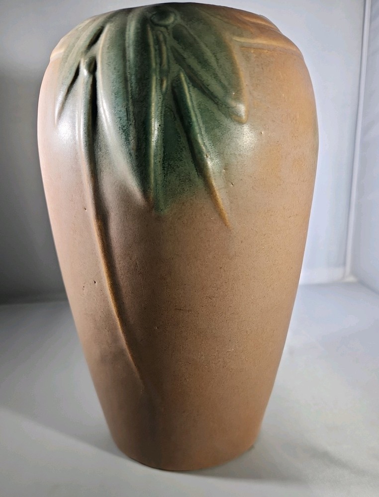 Nelson McCoy Palm Tree Vase Art Pottery