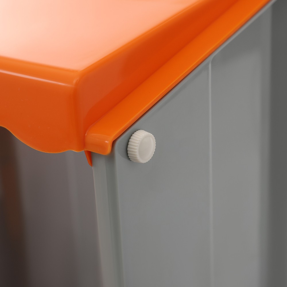 Orange Chicken Nesting Box Modern 4-Compartment Chicken Nesting Box PP NEW