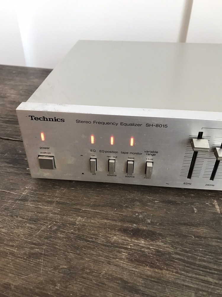 Vintage Technics SH-8015 5 Band Graphic EQ/Equalizer Component Made in Japan !!