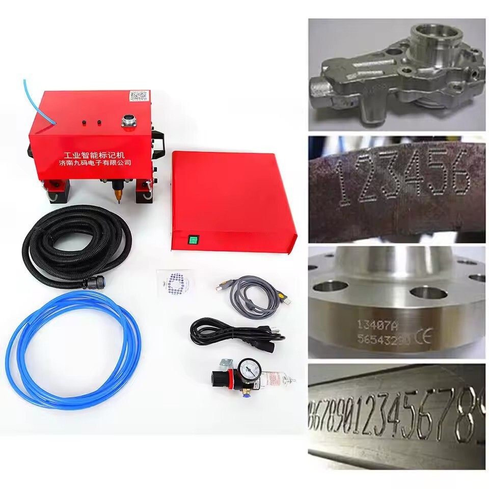 Pneumatic Marking Machine VIN Code Chassis Number Metal Frames Marker 220V