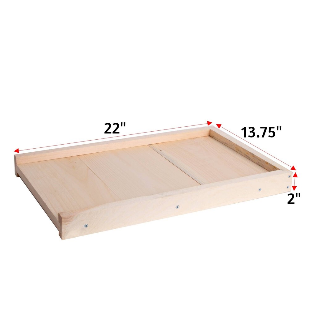 Beekeeping Solid Base for 8 Frame Honeybee Hive Beehive, Assembled Amish Made