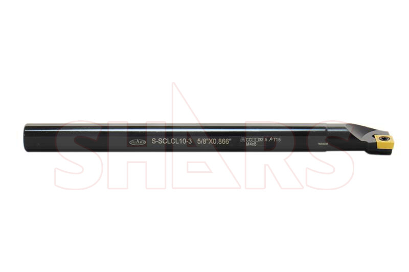 SHARS 5/8x8" SCLCL INDEXABLE BORING BAR HOLDER + 1 CCMT INSERT + CERTIFICATE P]