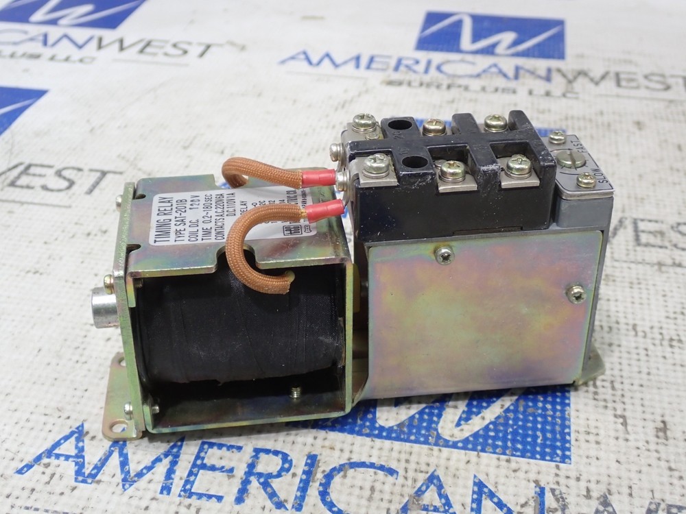 TEC SAT-201B Pneumatic Timing Relay 120V Coil