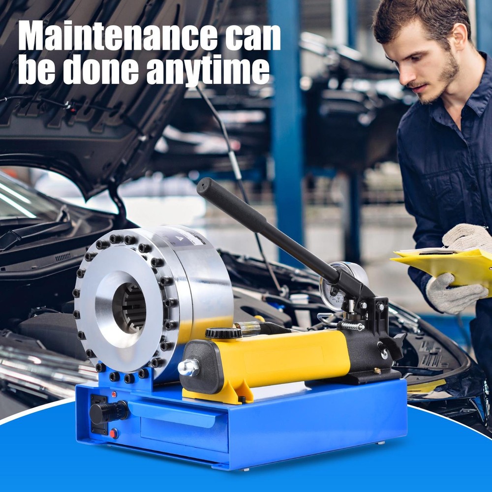 Hydraulic Pipe Pressing Machine Hose Crimping Pipe Crimper With 8 sets Dies