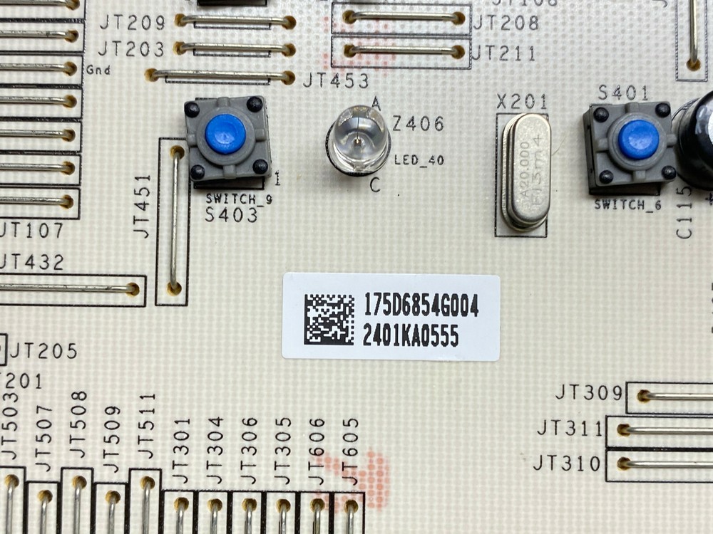 GE WASHER MAIN CONTROL BOARD 175D6854G004