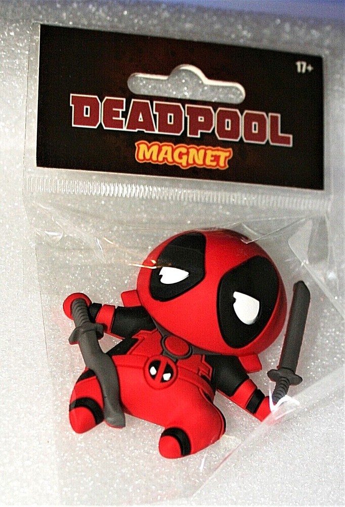 Marvel Comics Kawaii Style Deadpool Refrigerator Magnet New MIP