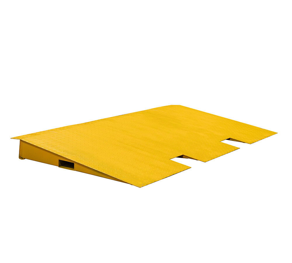 49"x86" Shipping Container Loading Ramps 14000 # Capacity Forklift Compatible