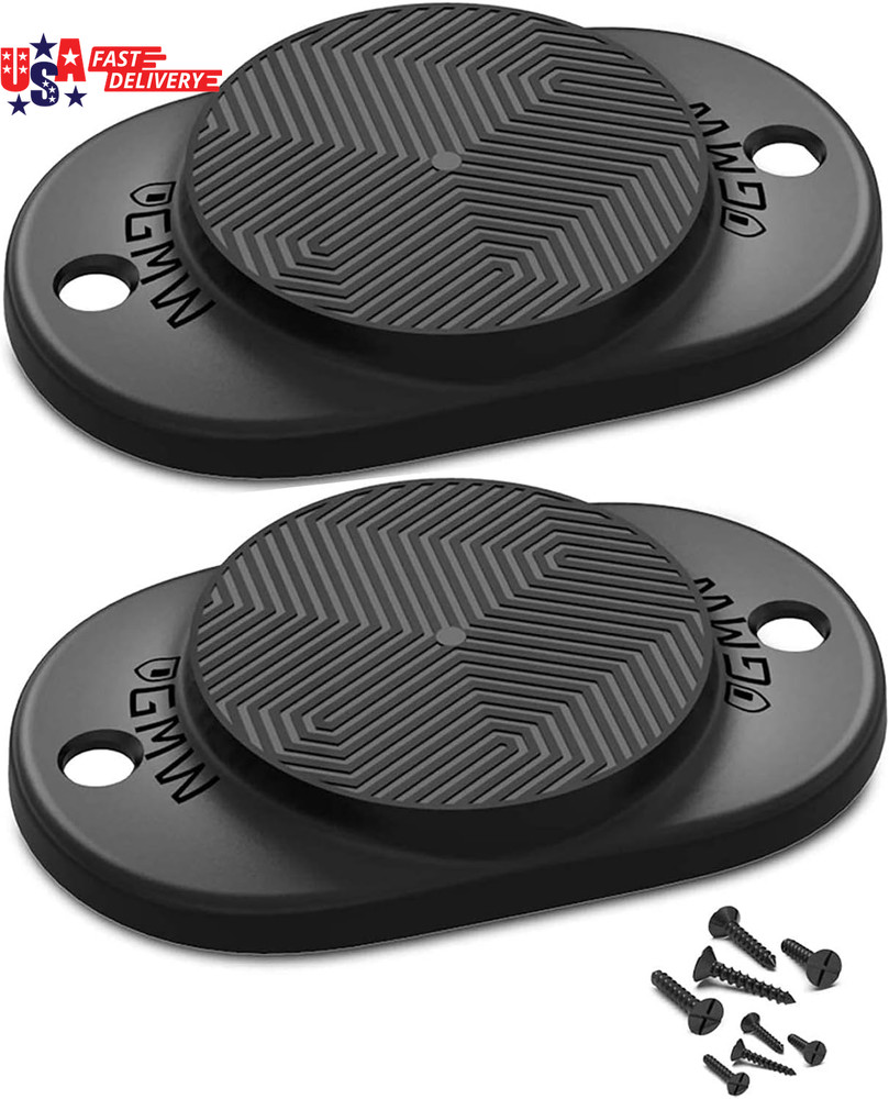 2-Pack 30 lb Magnetic Mount Holder Rubber Coated Neodymium Magnet for Secure Con
