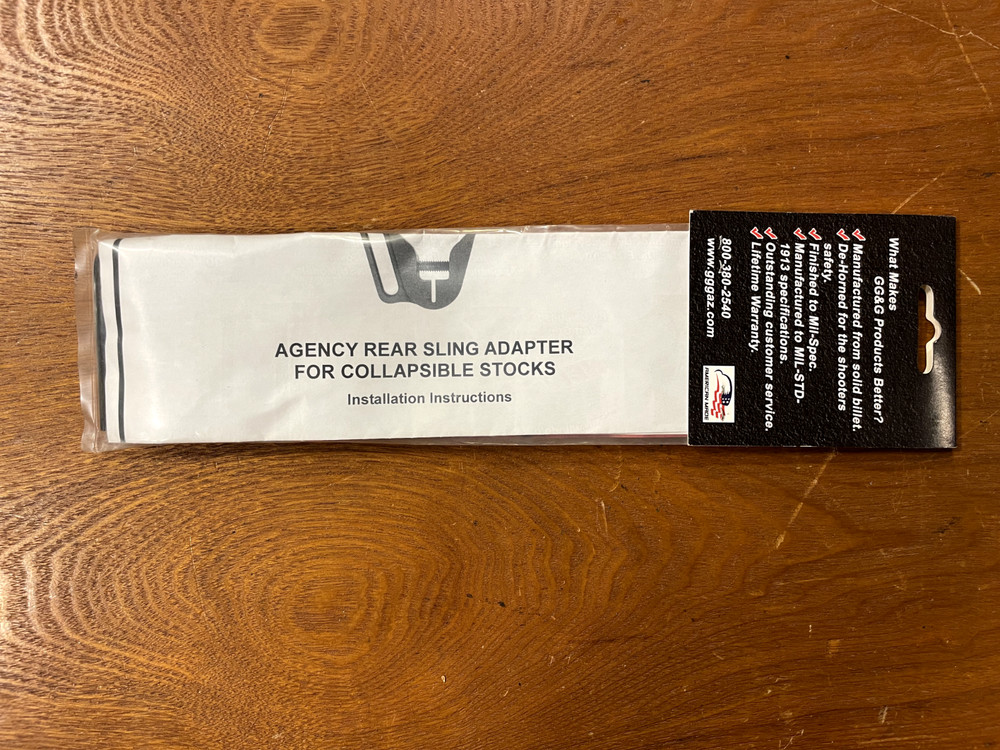 GG&G Agency Rear Sling Adapter Rectangular RH 1187