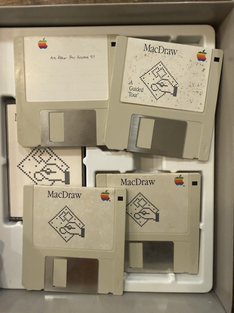 Vintage Software Macintosh MacDraw 1984