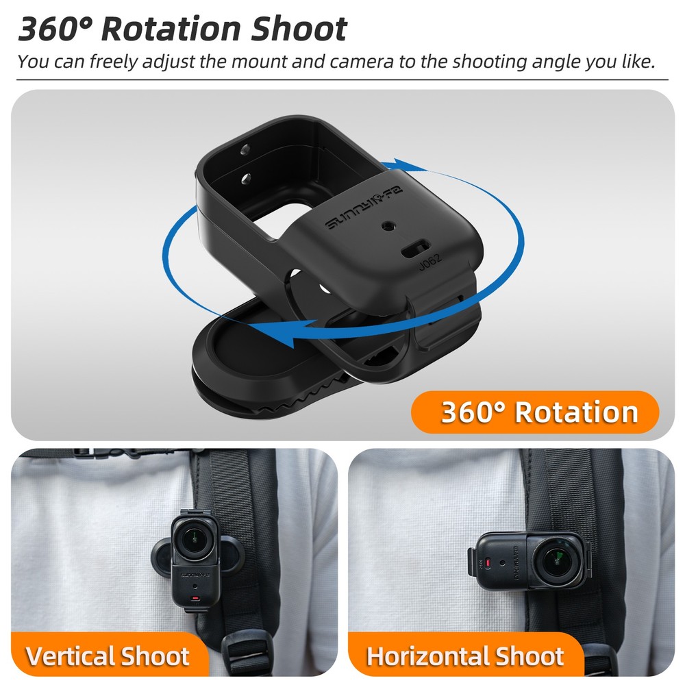Backpack Strap Mount Quick Release Mount For DJI Osmo Nano Action Bag Belt Clip