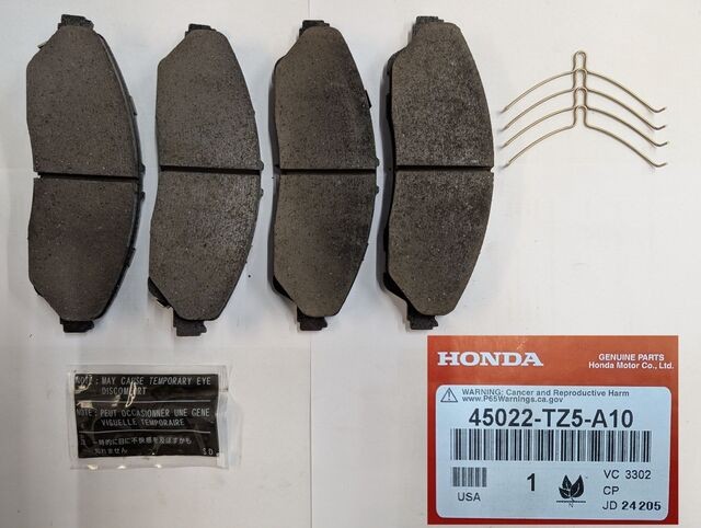 Genuine Brake Pads Front 45022-TZ5-A10