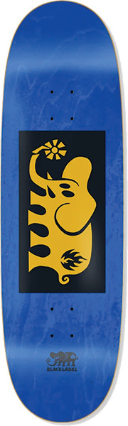 BLACK LABEL ELEPHANT BLOCK YELLOW EGG SKATEBOARD DECK 9.5X32.5 Assorted Stain