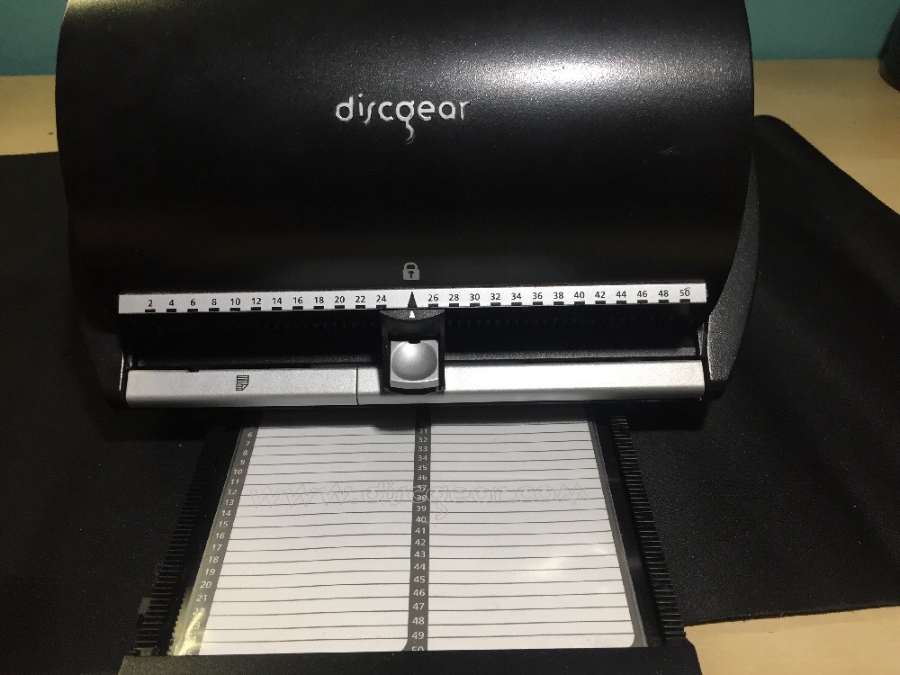 DiscGear Selector 50 CD/DVD/BluRay Storage Organizer Black