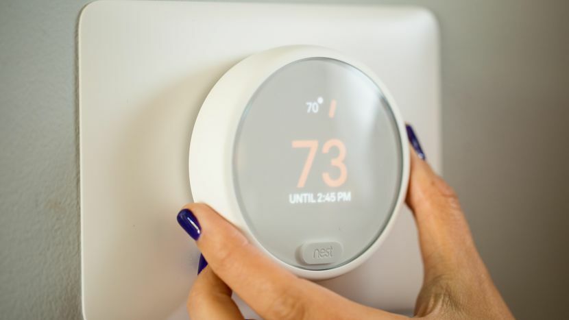 FULL KIT: Google Nest Thermostat E T4001ES - White w/Base Learning WIFI Smart  B