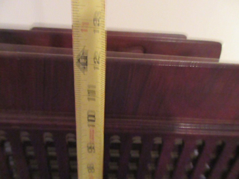 Vintage Solid Wood Book /Magazine Organizer Holder