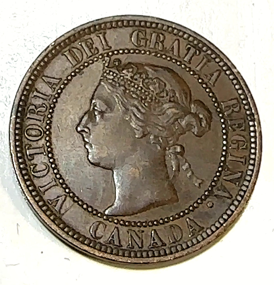 1884 Canada Large Cent Super Original AU+ CHRC