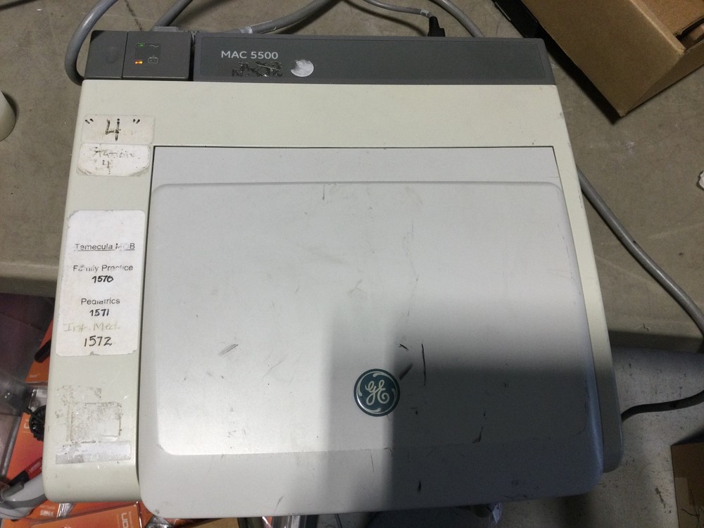 GE MAC 5500 RESTING ECG ANALYSIS SYSTEM