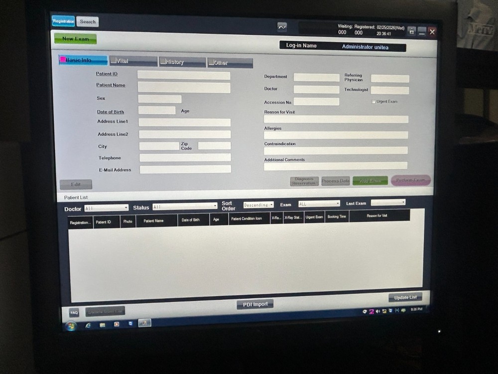 Konica Sigma CR Imaging System with Workstation & Cassettes