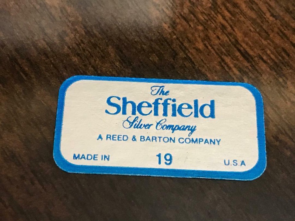 Sheffield Reed & Barton Silver Plate Gallery Wine Bottle Coaster