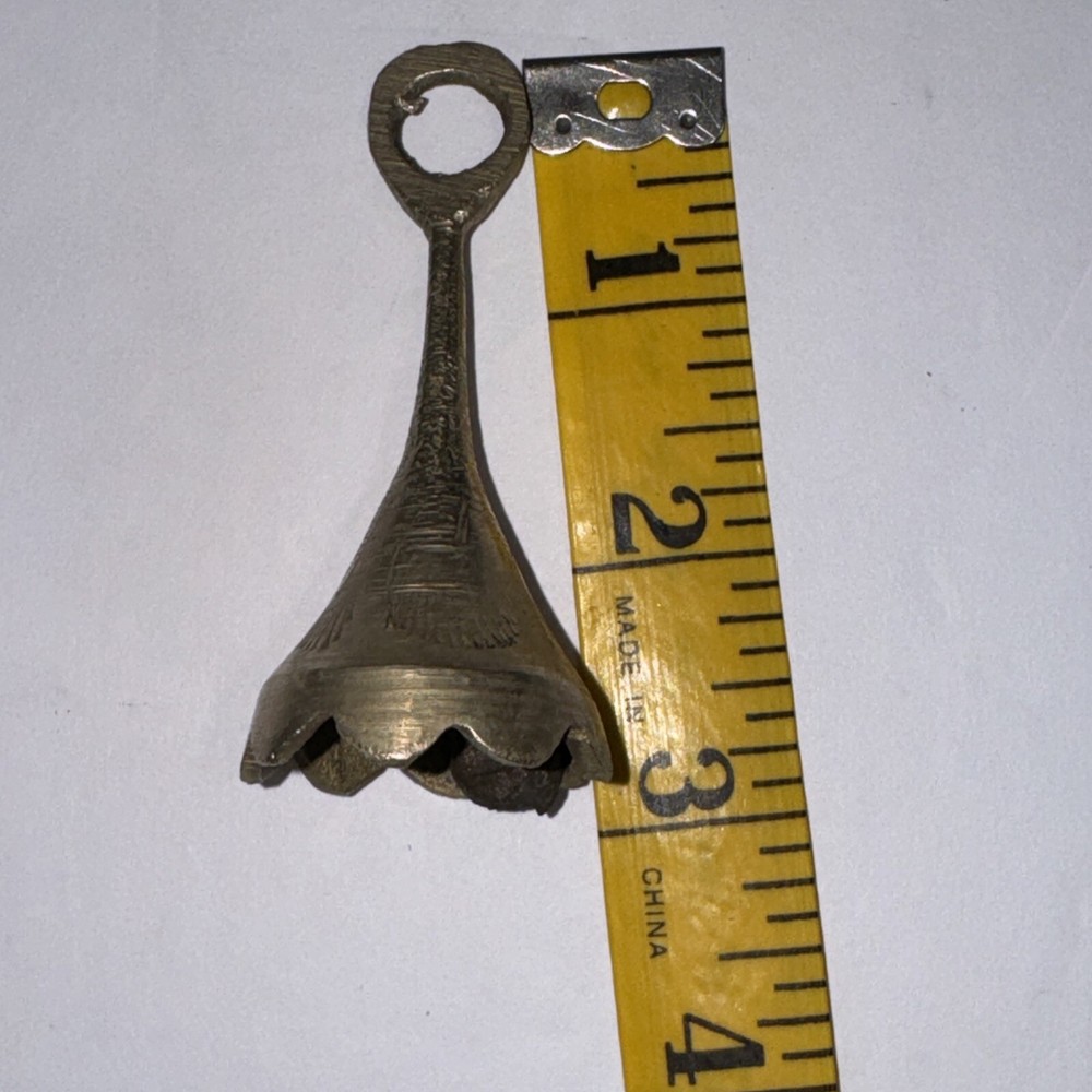 Brass Table Bell 3” Tall X 1.25 Round