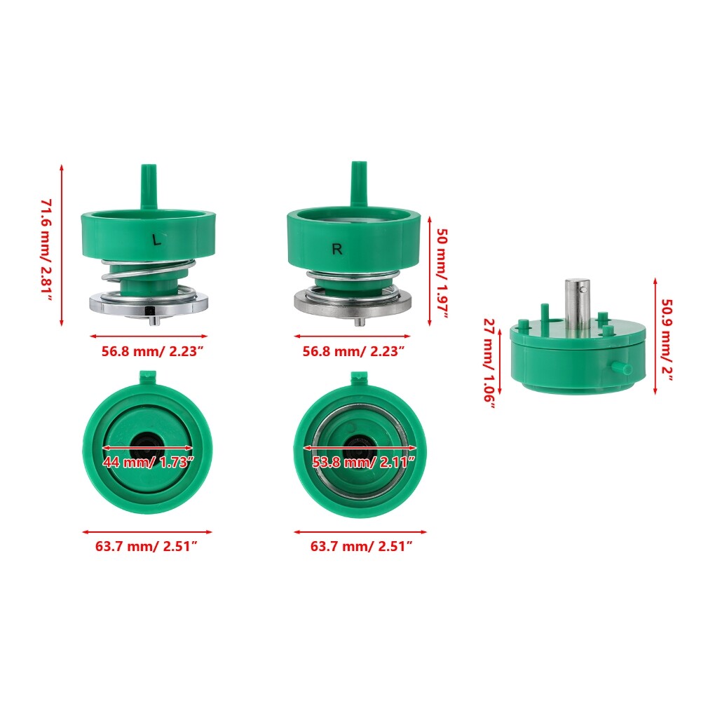 25/32/44/58mm Button Maker Machine Interchangeable Die Mold New