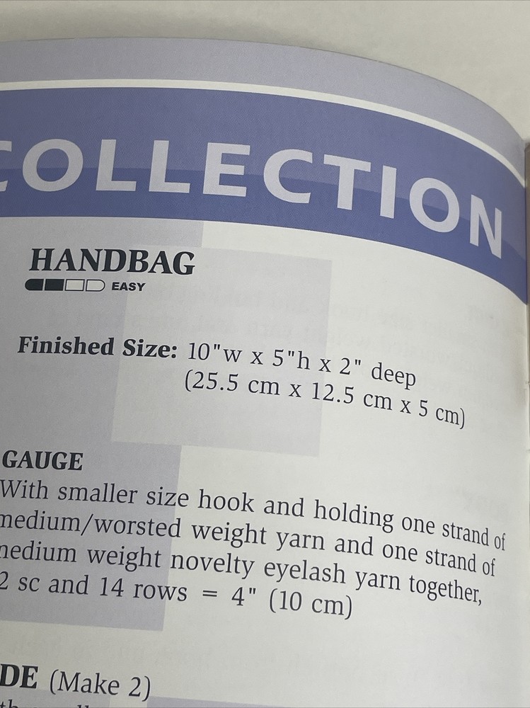 Leisure Arts Fun & Fabulous 12 Eyelash Yarn Projects Crochet Pattern
