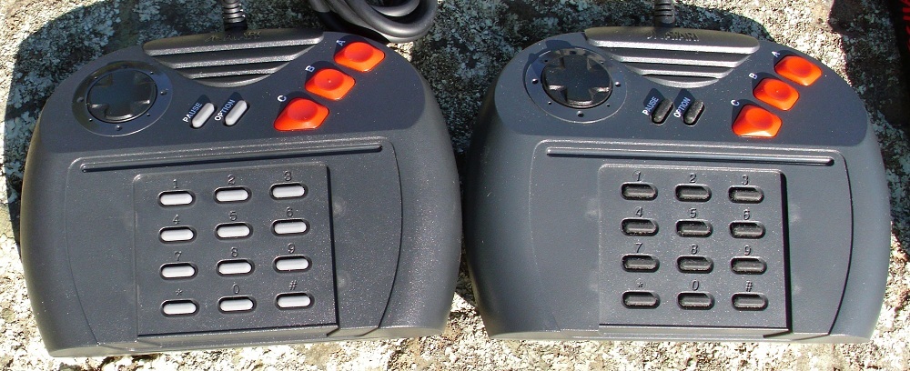 Atari Jaguar JOYSTICK CONTROLLER NEW Black Button NO Box