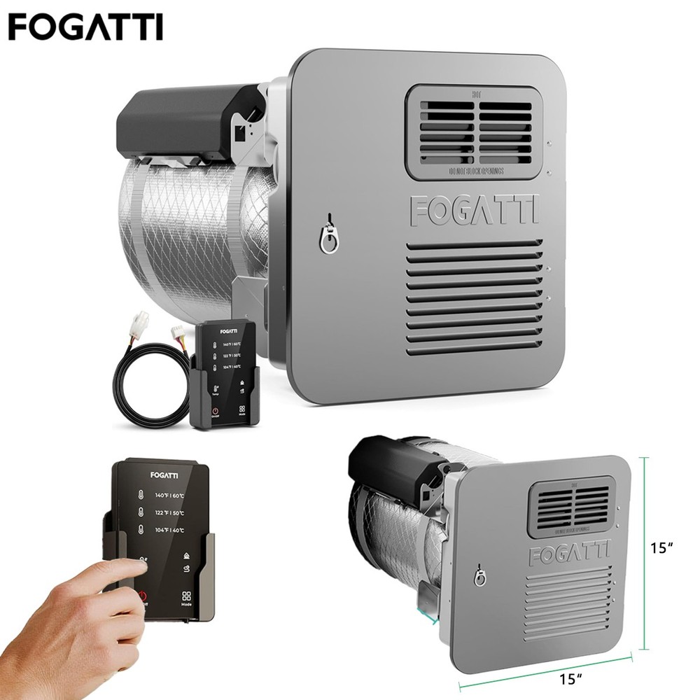 6 Gal RV Tank Water Heater Gas/Electric With 15*15 Door Camper Hot Water Heater