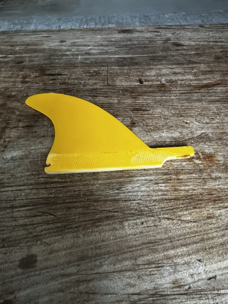 Vintage Star Surfboard Fin Right Side