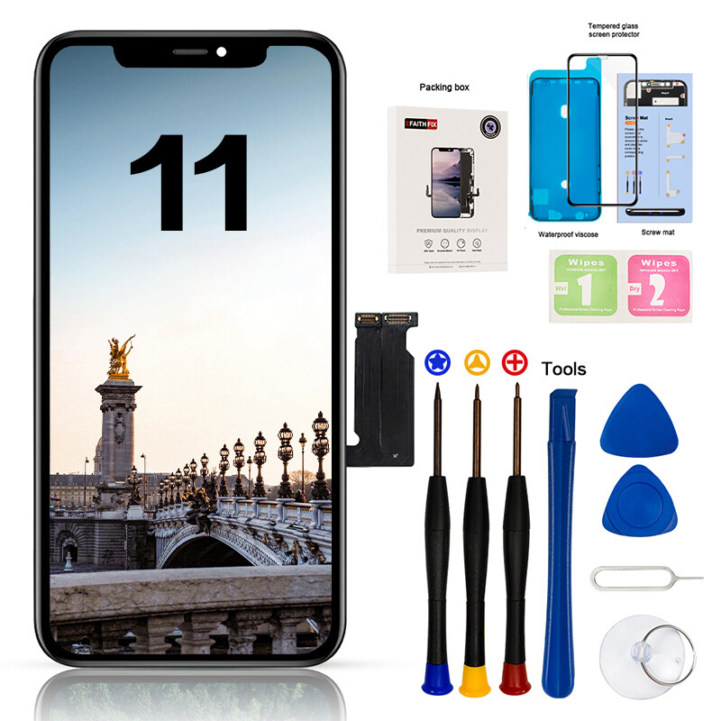 Premiun For iPhone 11 Screen Replacement LCD Display Assembly Digitizer Tool Kit
