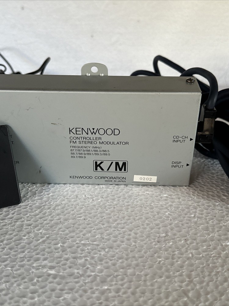 Kenwood Controller FM Stereo Modulator with Display And Cables