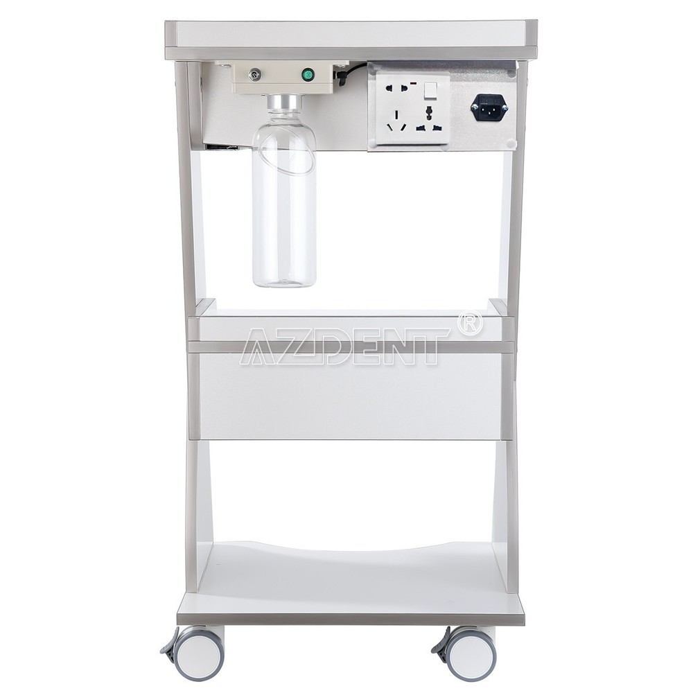 Three Layer Dental Trolley Built-in Socket With Auto-Water Supply System Acrylic