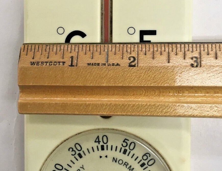Timex Plastic Wall Thermometer/Hygrometer